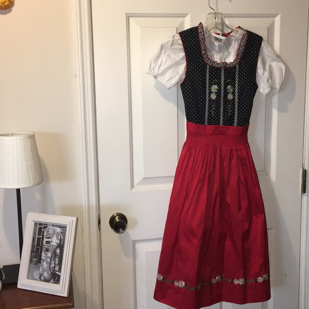 German themed embroidered child’s dress